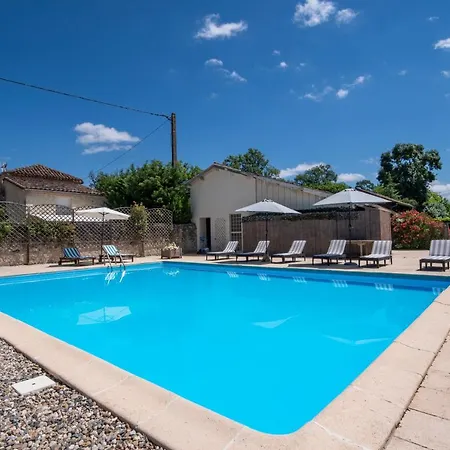 빌라 Double Cottages Dans Parc Chateau - Piscine Privee - 14 Pers Larroque-sur-l'Osse